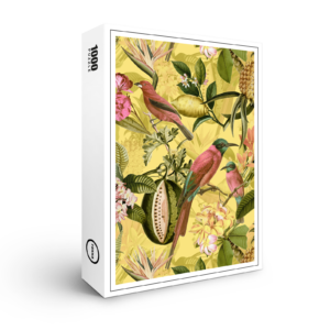 raxxa Premium-Puzzle: Farbenprächtiges Vogel Paradies