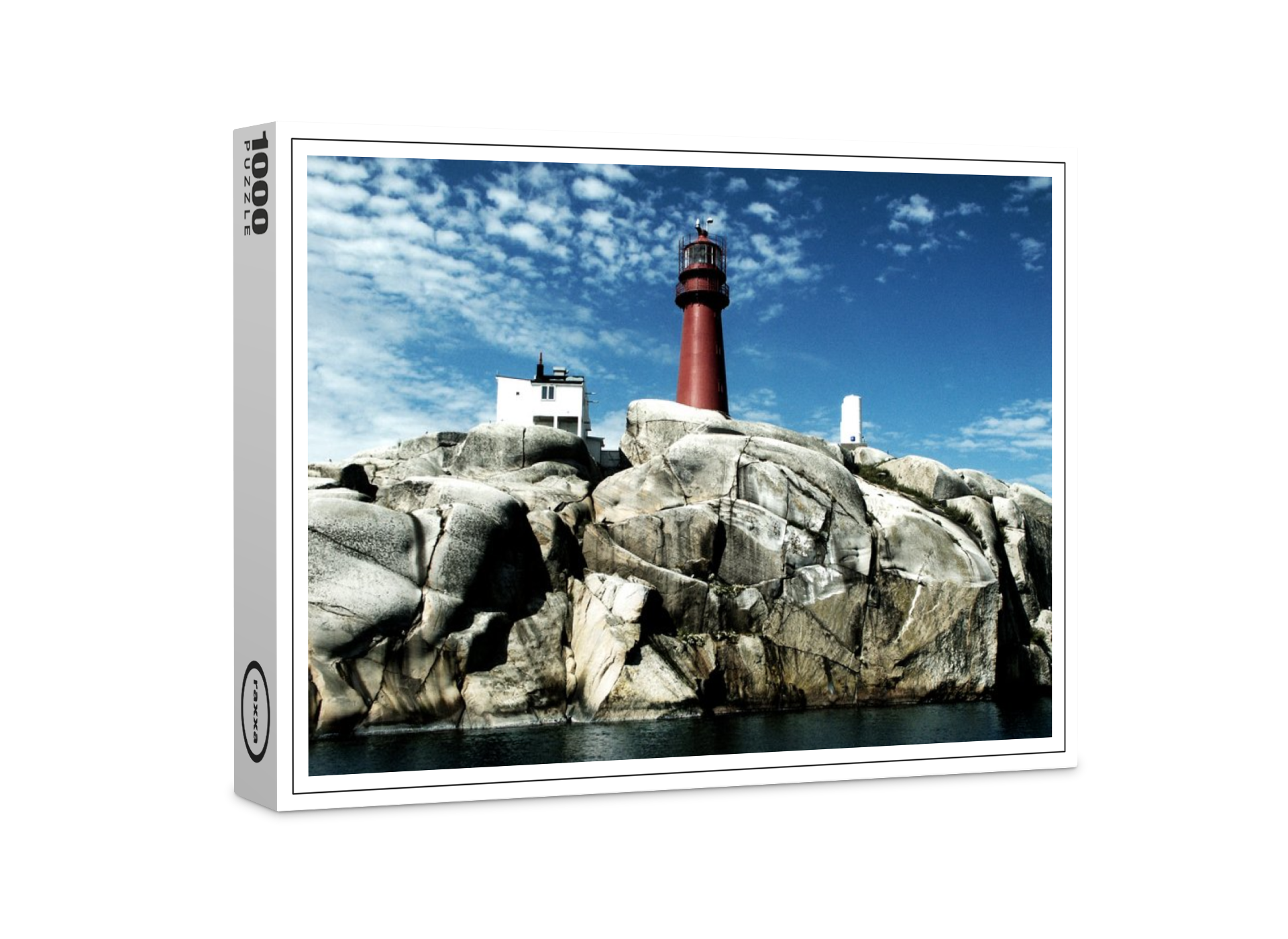 raxxa Premium-Puzzle: Leuchtturm in Norwegen