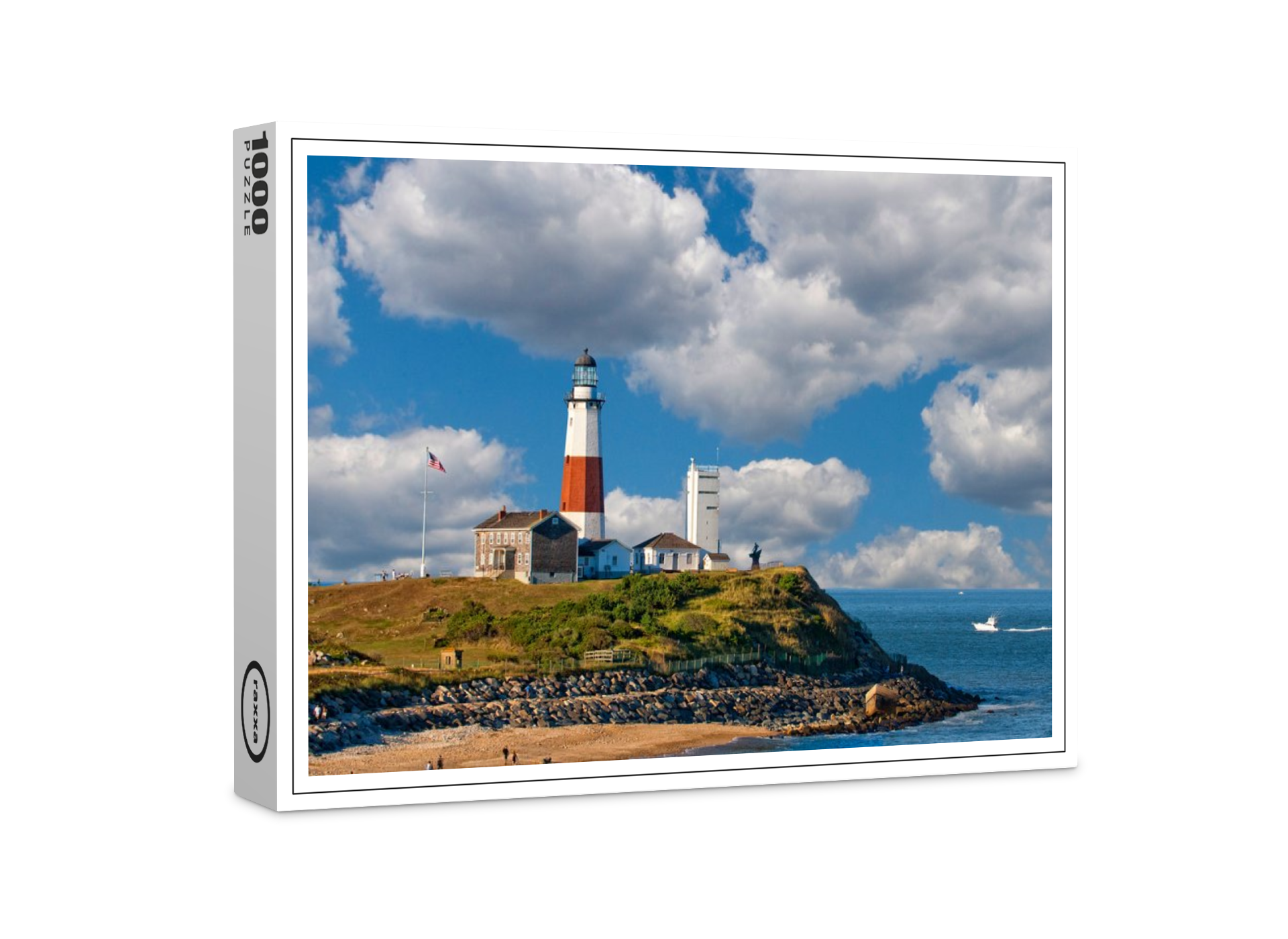 raxxa Premium-Puzzle: Leuchtturm am Montauk Point Long Island NewYork