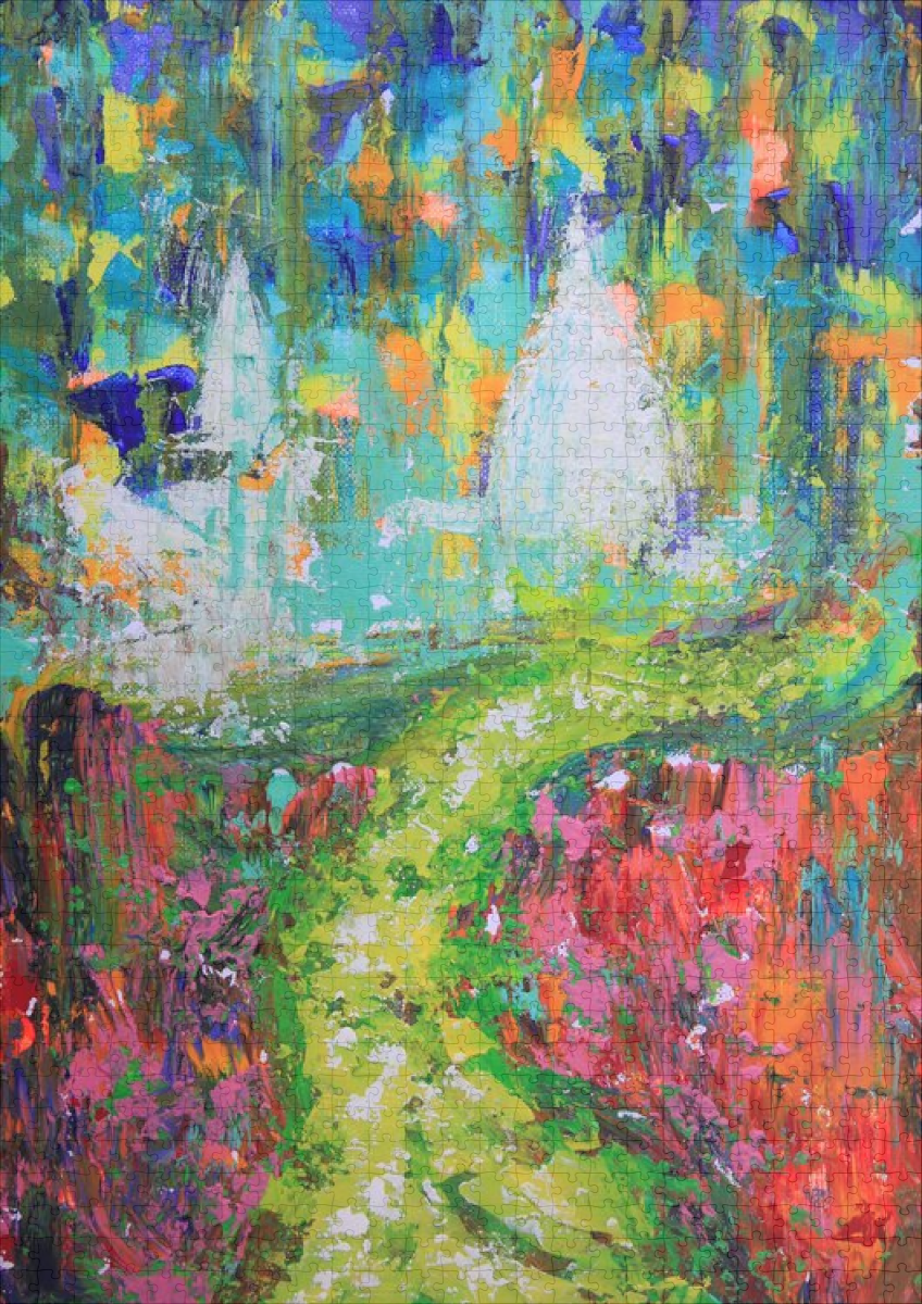 raxxa Premium-Puzzle: Der Weg zu den Kirchen - immagine 2