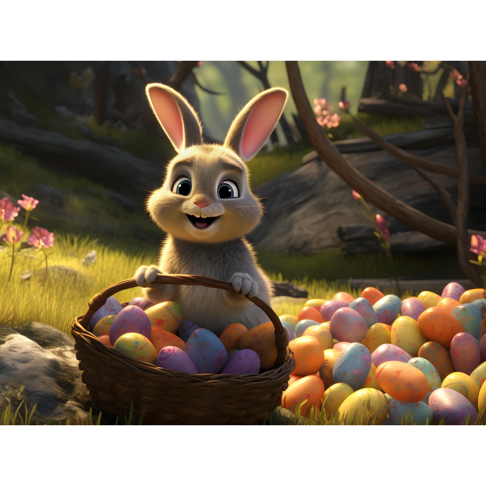 raxxa Premium-Tischset: Bunti der Osterhase - immagine 2