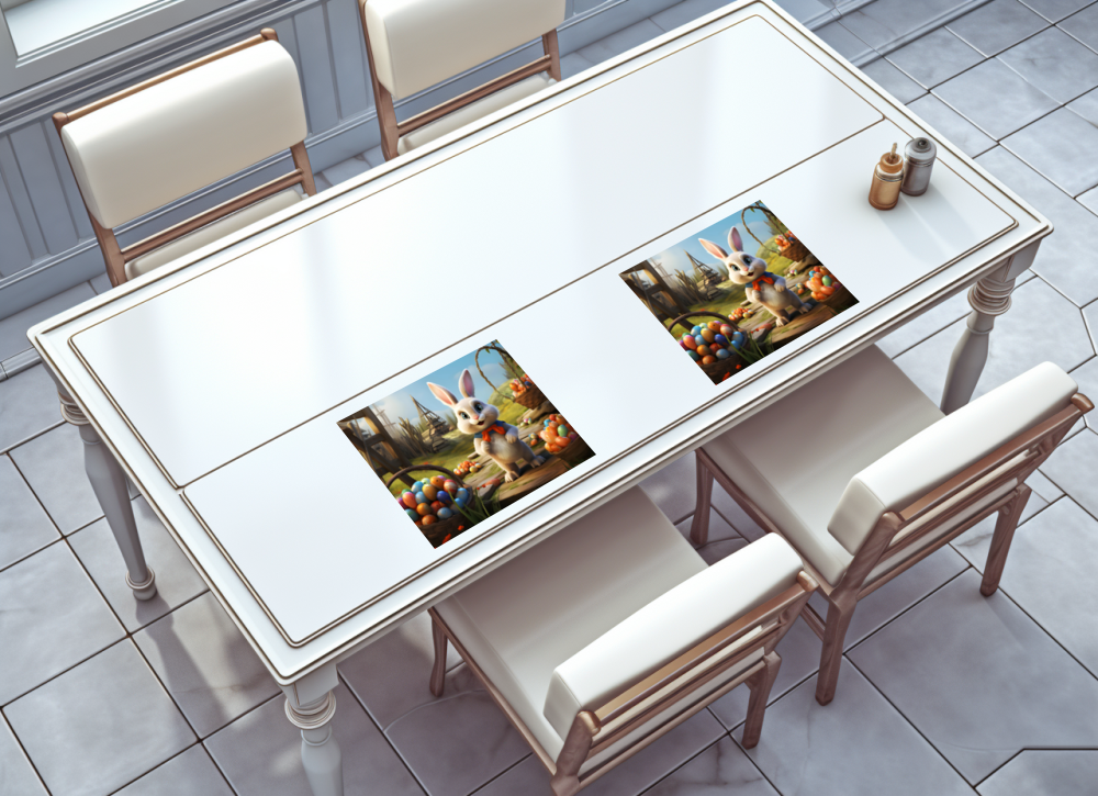 raxxa Premium-Tischset: Osterhase Pfötchen - Image 3