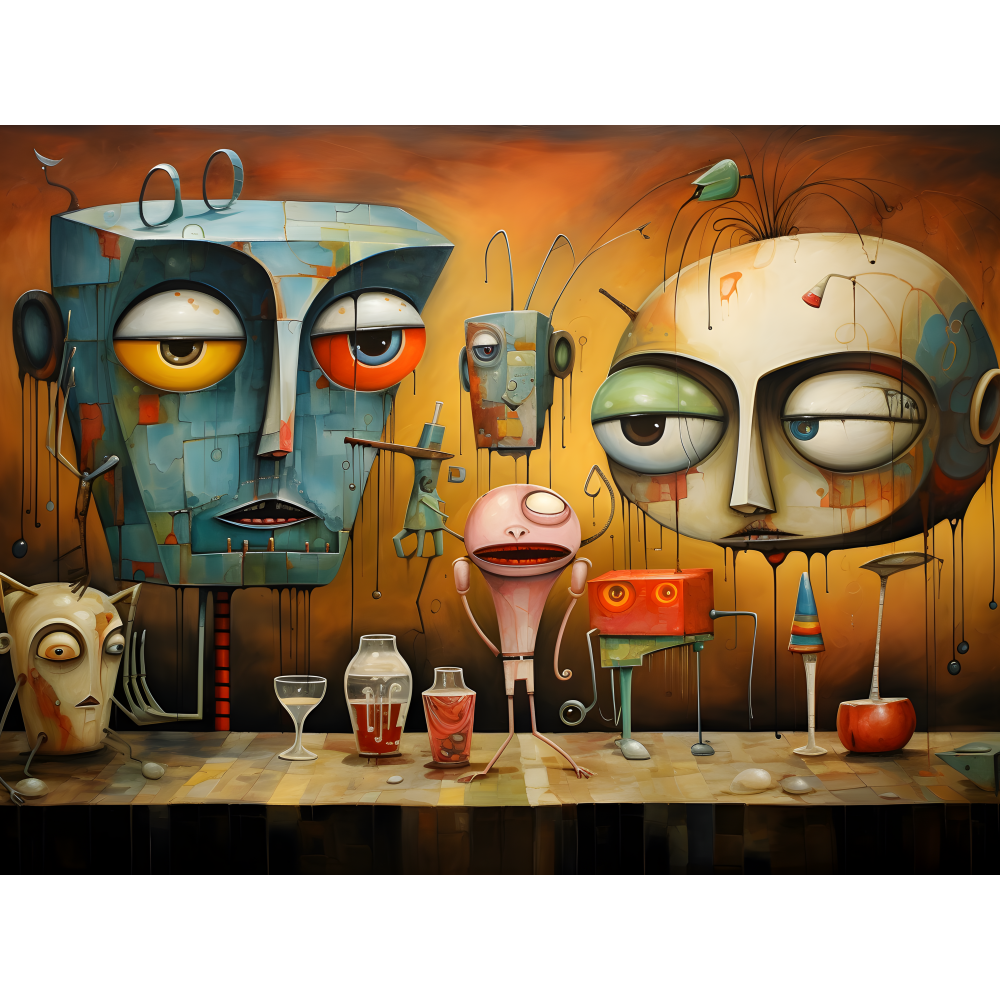 raxxa Premium-Tischset: Whimsical Drink Drunk 2 - immagine 2