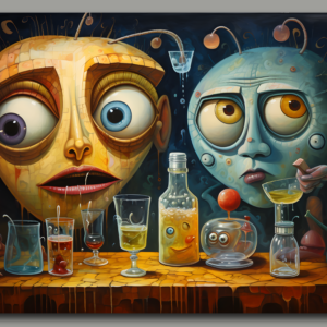 raxxa Premium-Tischset: Whimsical Drink Drunk 7