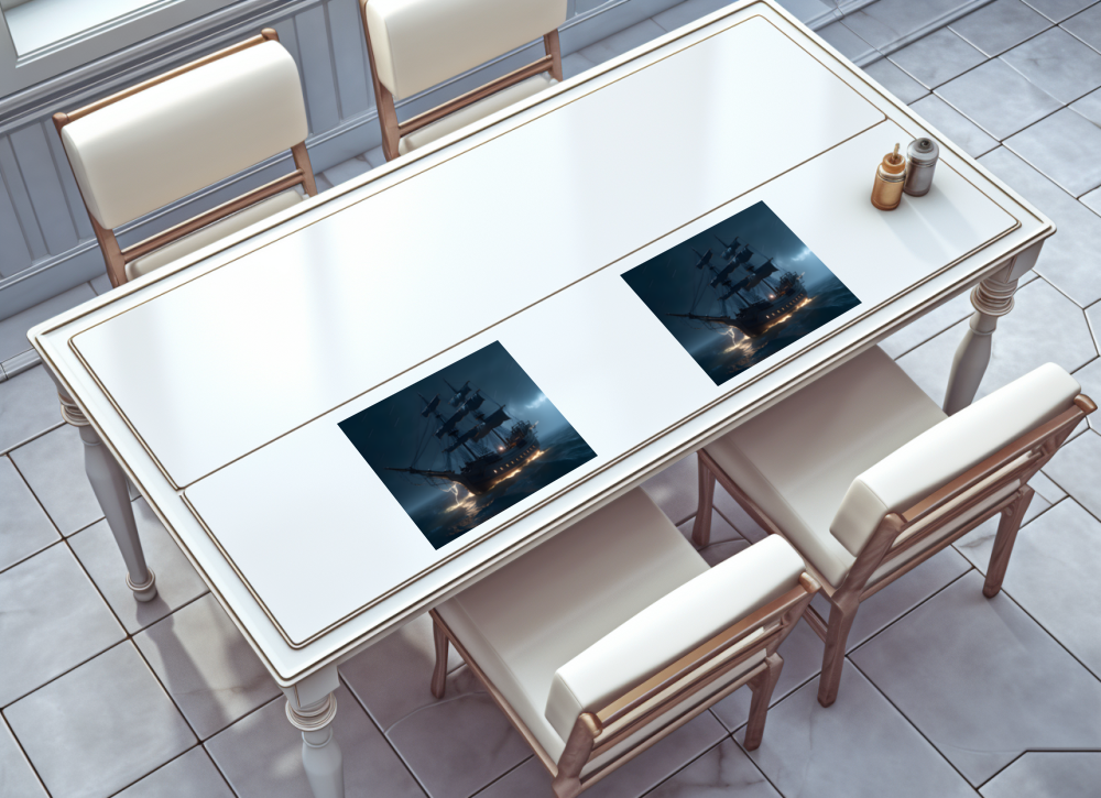 raxxa Premium-Tischset: Gewitter zieht auf – Bild 3