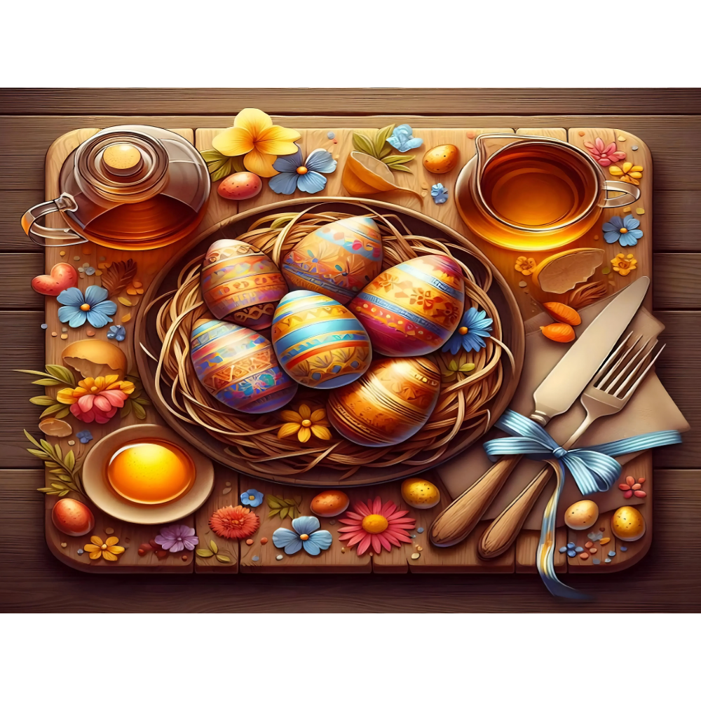 raxxa Premium-Tischset: stilvolles Tischset Ostern #6 – Image 2