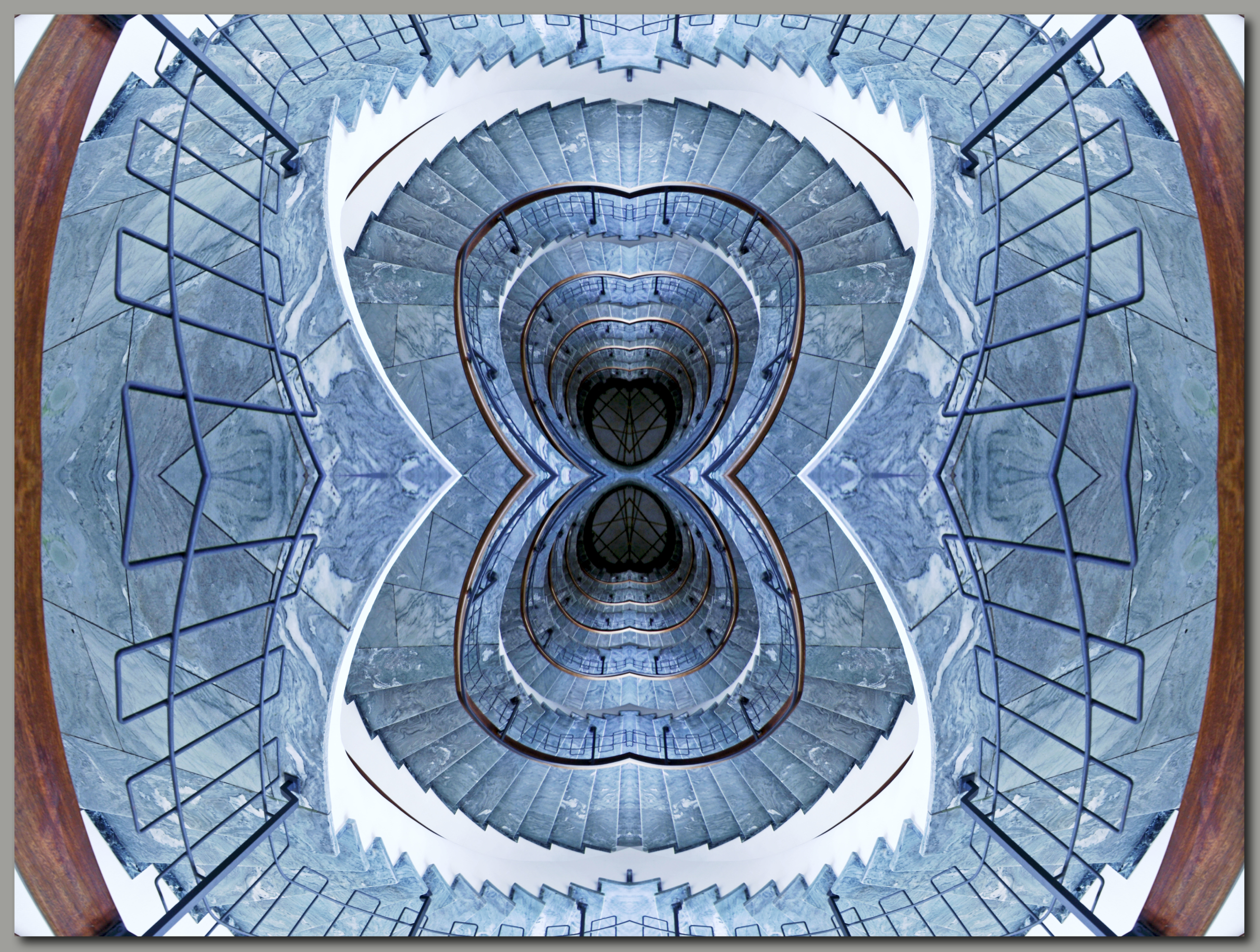 raxxa Premium-Tischset: Abstract Roundstairs