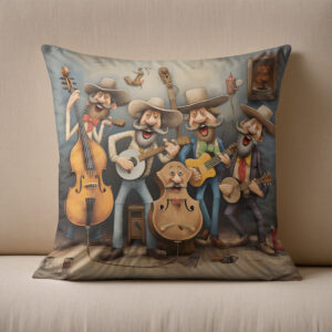 Kissen: Whimsical Country  Western Band 3