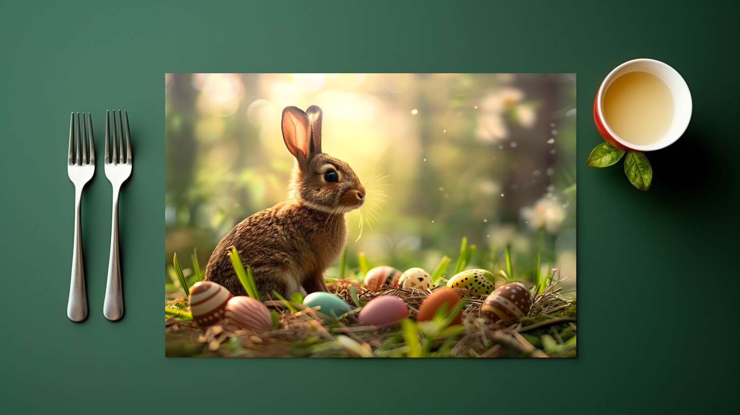 raxxa Premium-Tischset: Osterhase Zauberpfote - Image 5