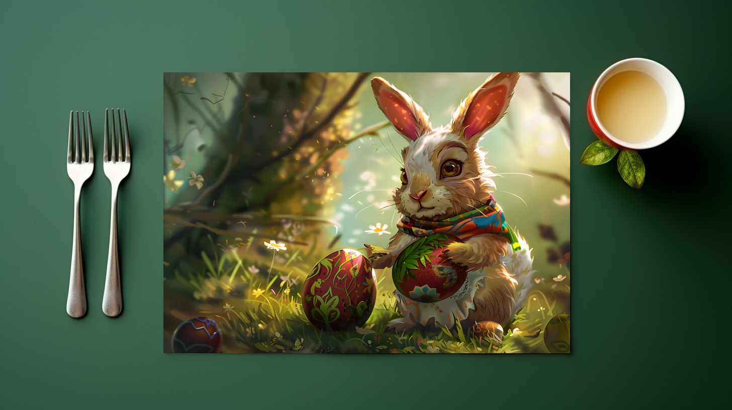 raxxa Premium-Tischset: Osterfreund - immagine 5