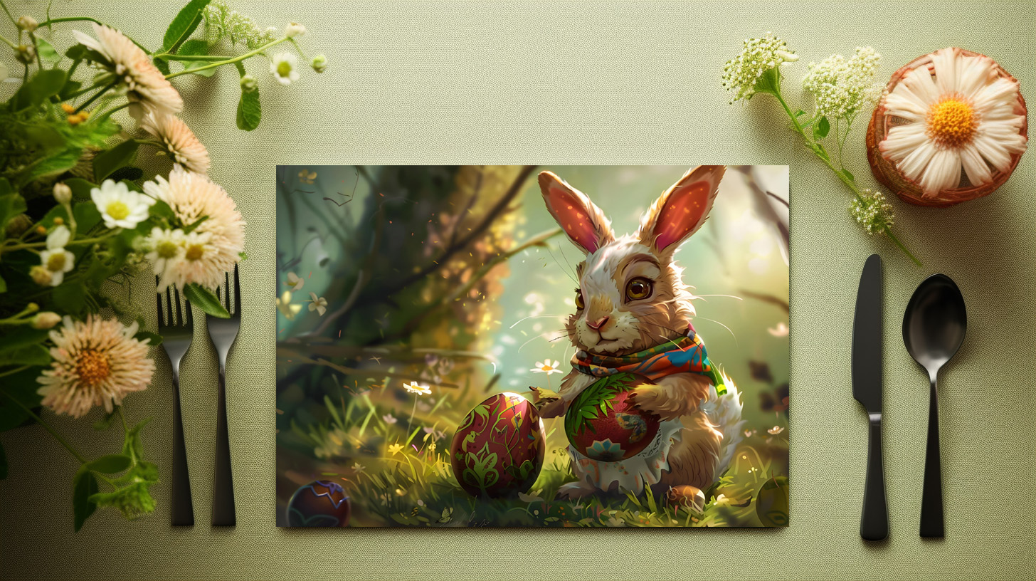 raxxa Premium-Tischset: Osterfreund - immagine 6