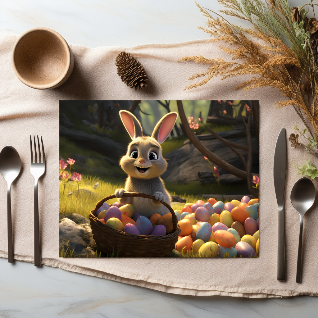 raxxa Premium-Tischset: Bunti der Osterhase - immagine 4