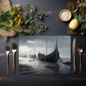 raxxa Premium-Tischset: Vikings ships