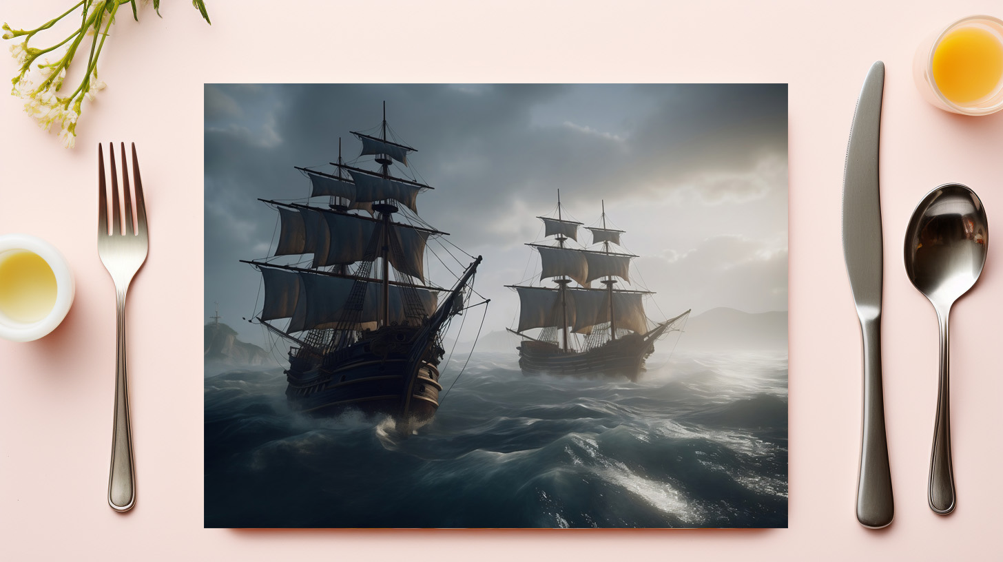 raxxa Premium-Tischset: Spooky Pirates - Imagen 3