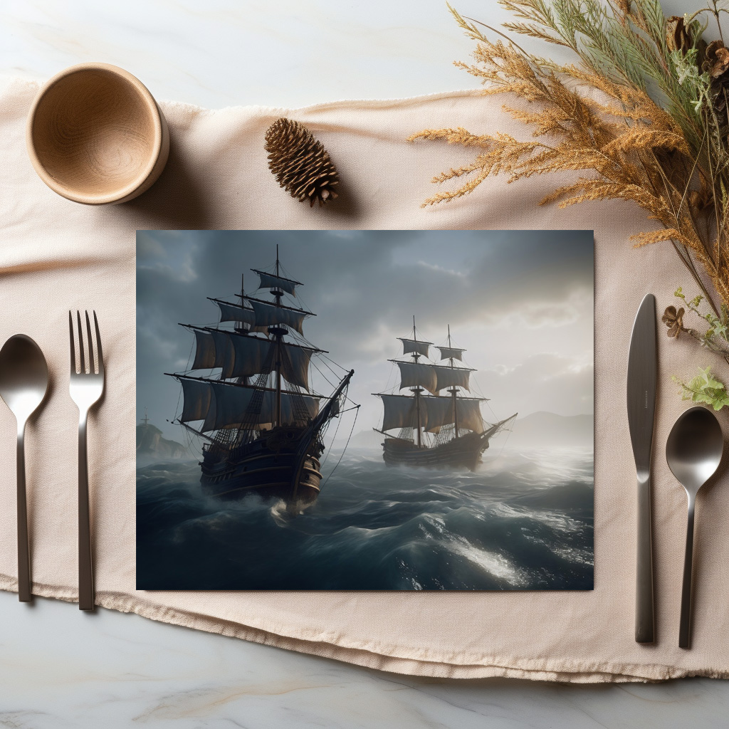 raxxa Premium-Tischset: Spooky Pirates - Imagen 2