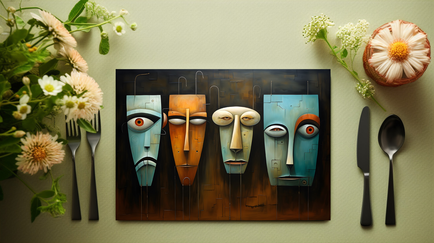raxxa Premium-Tischset: Whimsical apathetic 1 – Bild 3