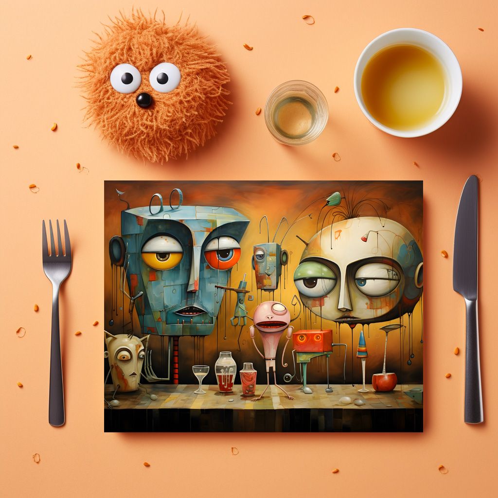 raxxa Premium-Tischset: Whimsical Drink Drunk 2 - immagine 5