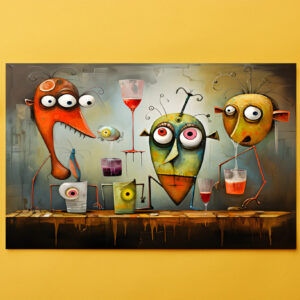 raxxa Premium-Tischset: Whimsical Drink Drunk 3