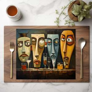 raxxa Premium-Tischset: Whimsical Drink Drunk 4