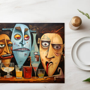 raxxa Premium-Tischset: Whimsical Drink Drunk 5