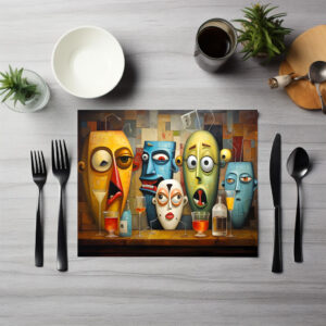 raxxa Premium-Tischset: Whimsical Drink Drunk 6