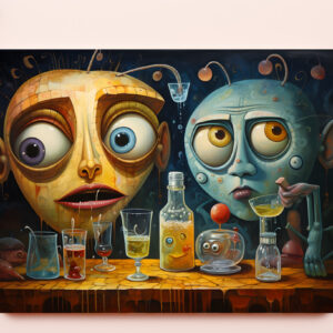 raxxa Premium-Tischset: Whimsical Drink Drunk 7