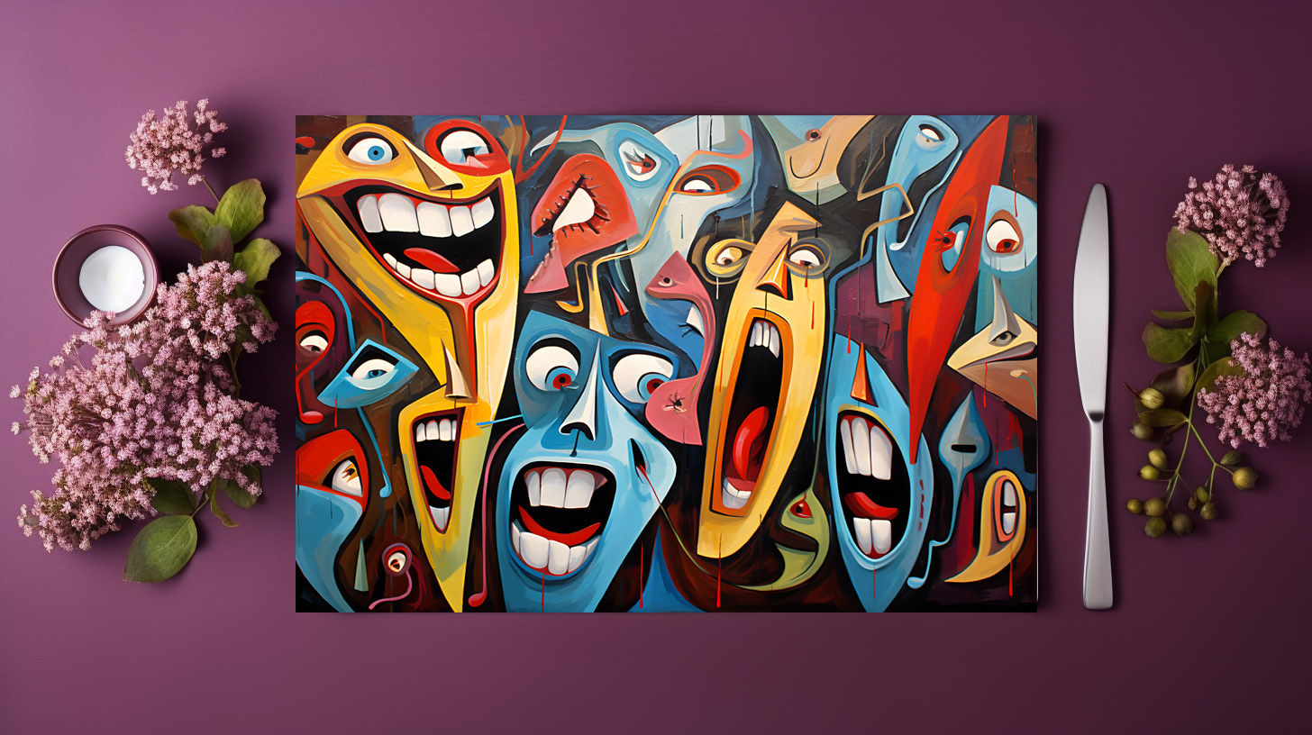 raxxa Premium-Tischset: Whimsical Fear Concert Emotional 2 - immagine 6