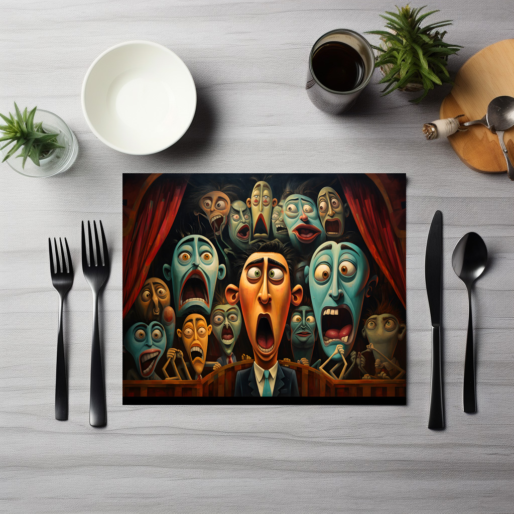 raxxa Premium-Tischset: Whimsical Fear Concert Emotional 3 – Image 2