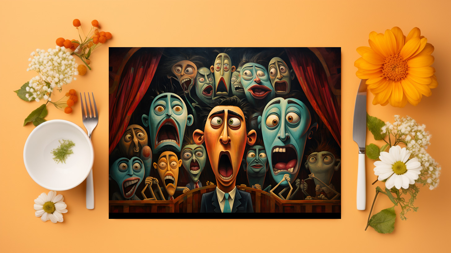 raxxa Premium-Tischset: Whimsical Fear Concert Emotional 3 – Image 3