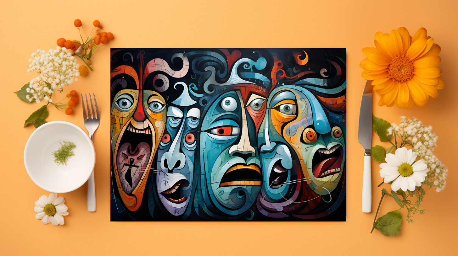 raxxa Premium-Tischset: Whimsical Fear Concert Emotional 7 – Bild 3