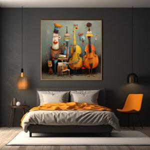 Poster: Whimsical Band 4