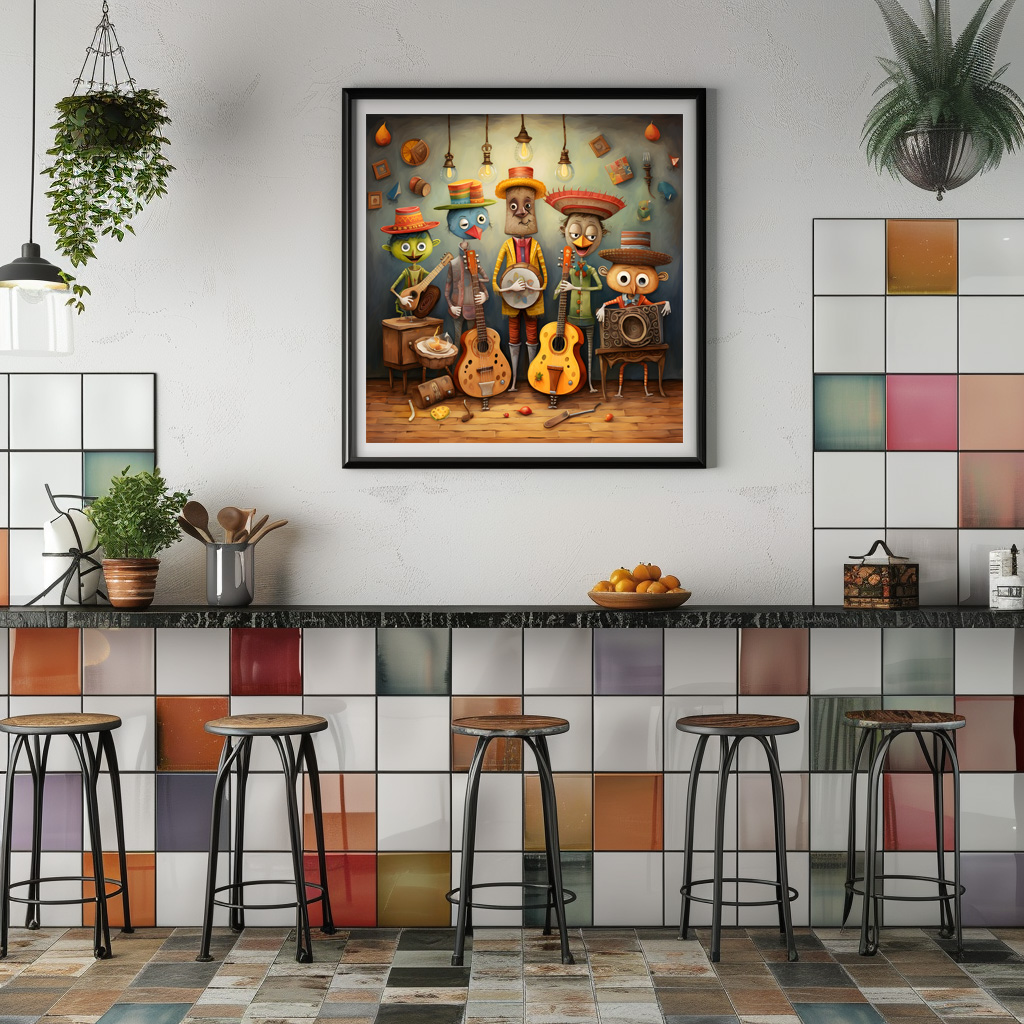 Poster: Whimsical Country Western Band 1 - immagine 2
