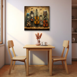 Poster: Whimsical Country  Western Band 2