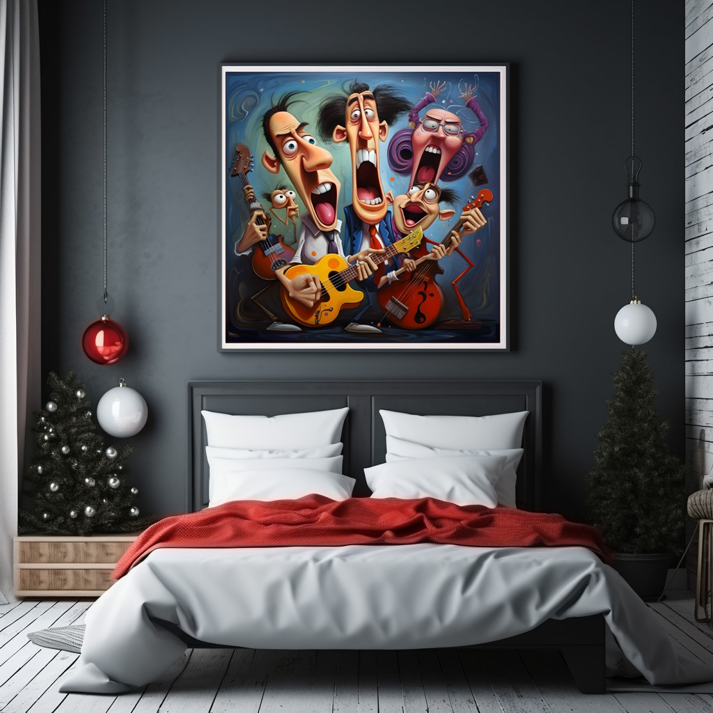 Poster: Whimsical Hard Rock Band 2 – Image 2