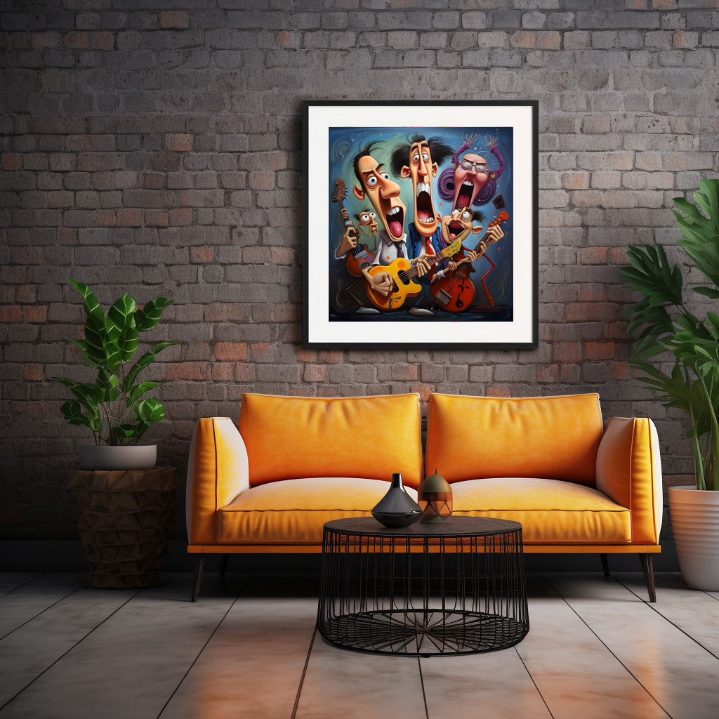 Poster: Whimsical Hard Rock Band 2 – Image 3