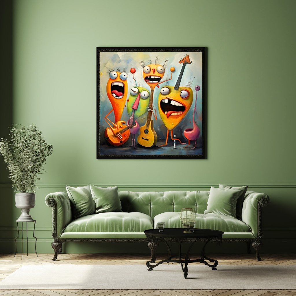 Poster: Whimsical Hard Rock Band 4 – Bild 2