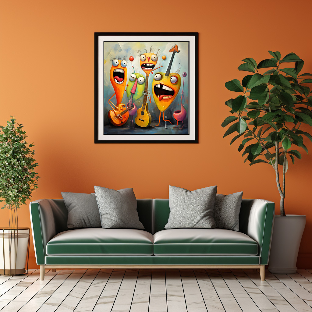 Poster: Whimsical Hard Rock Band 4 – Bild 3