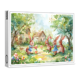 raxxa Premium-Puzzle: Familie Kuschelohr