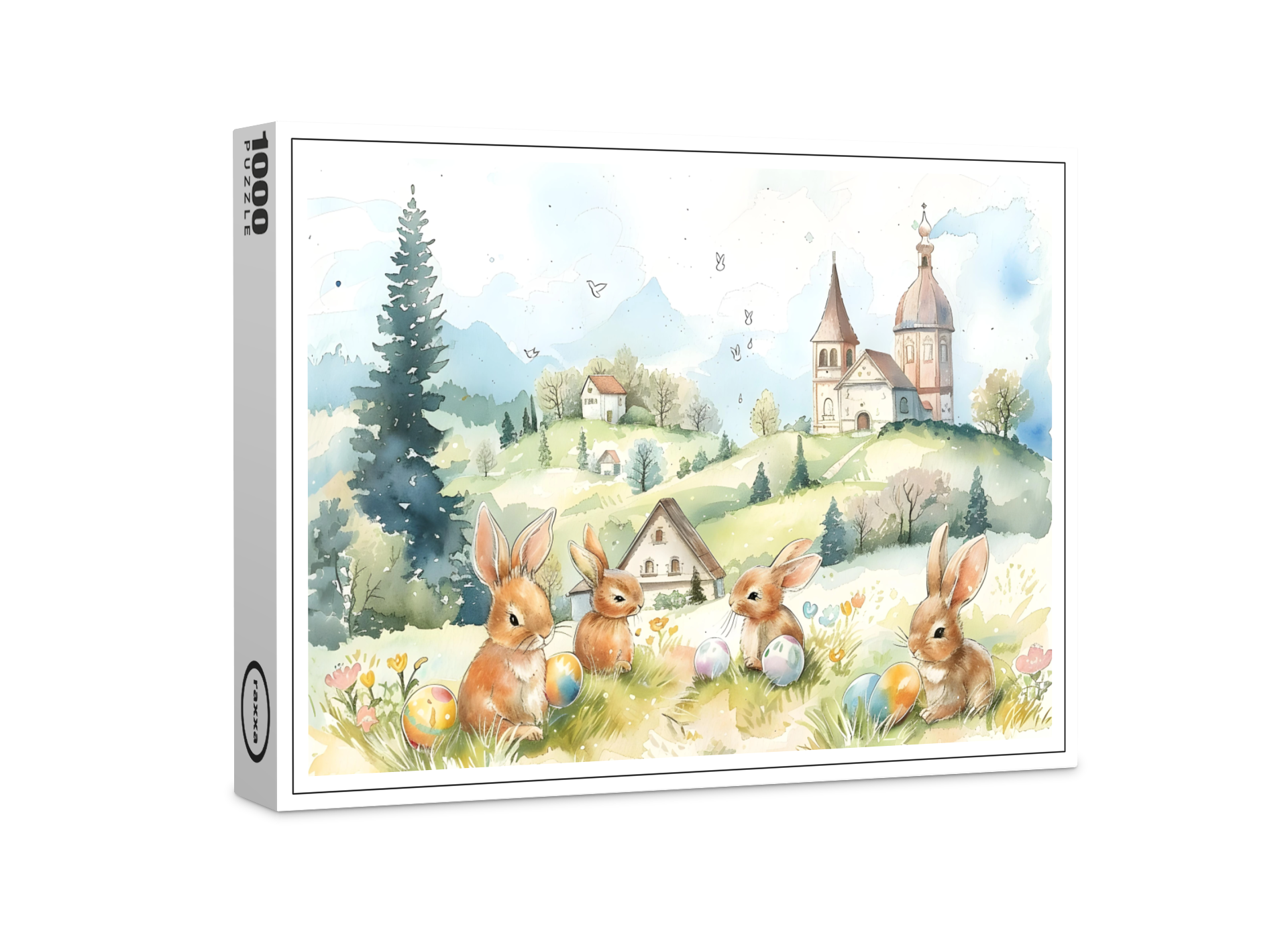 raxxa Premium-Puzzle: Glückshasen