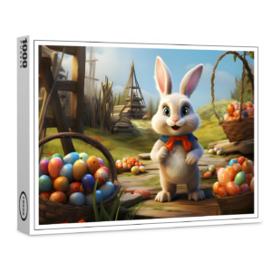 raxxa Premium-Puzzle: Osterhase Pfötchen