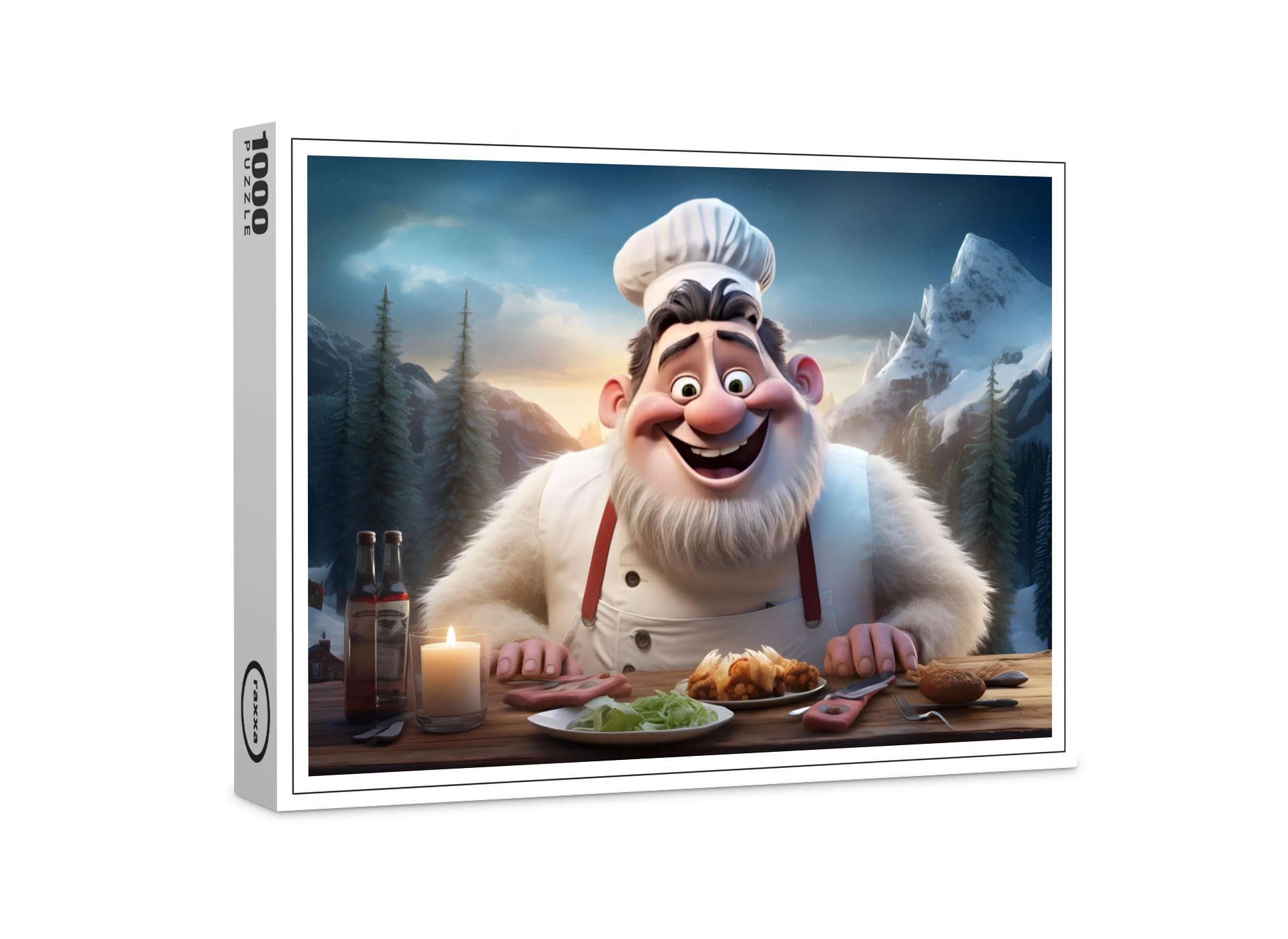 raxxa Premium-Puzzle: Chef Koch