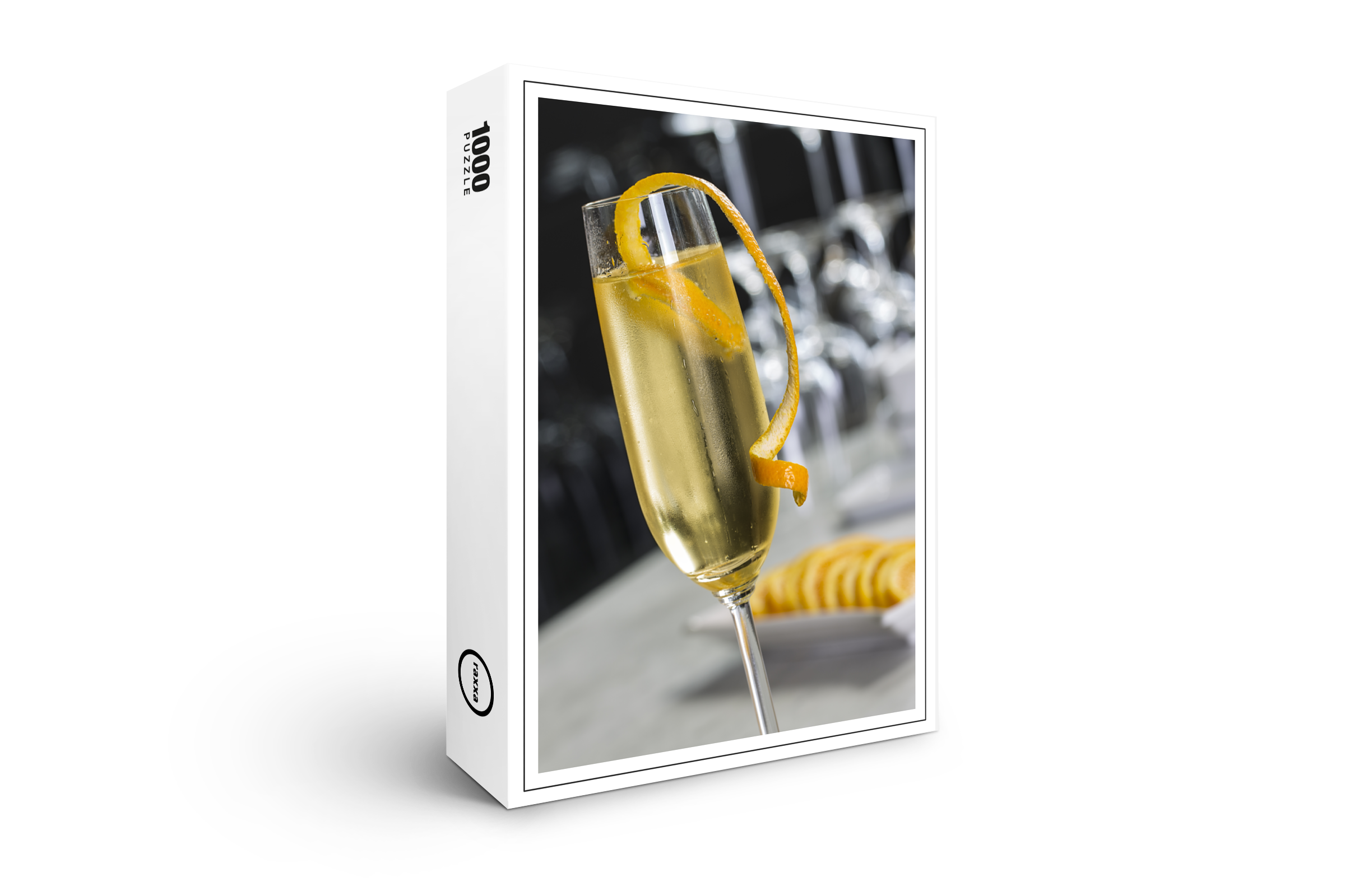 raxxa Premium-Puzzle: Sekt Orange