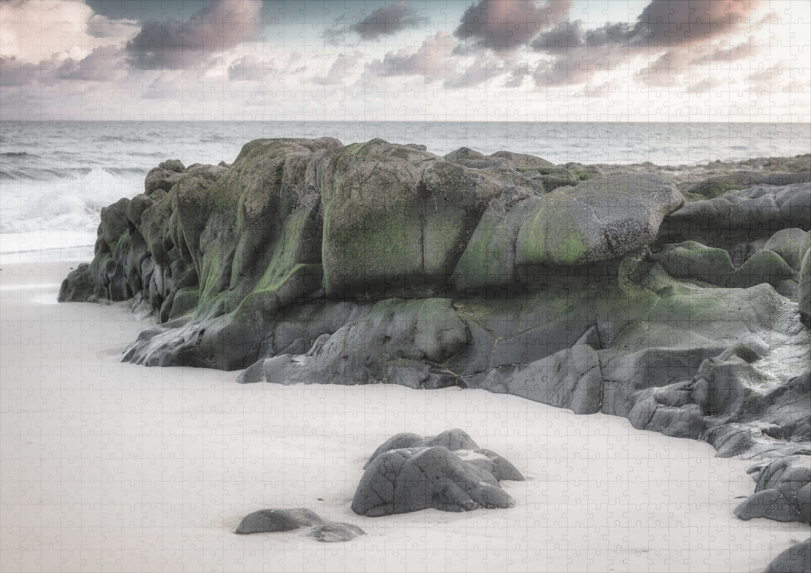 raxxa Premium-Puzzle: Sandstrand am Atlantik – Image 2