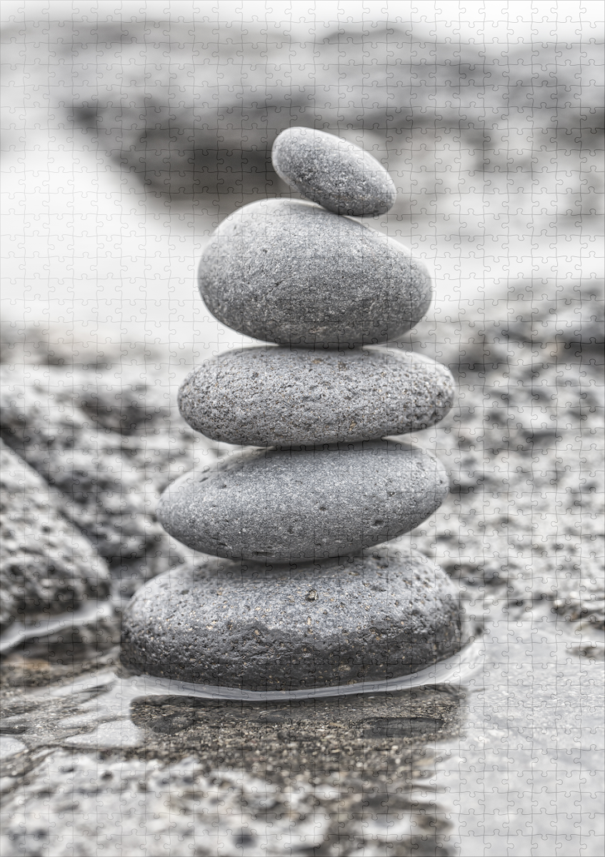 raxxa Premium-Puzzle: Steinturm an der Felsenküste - Imagen 2