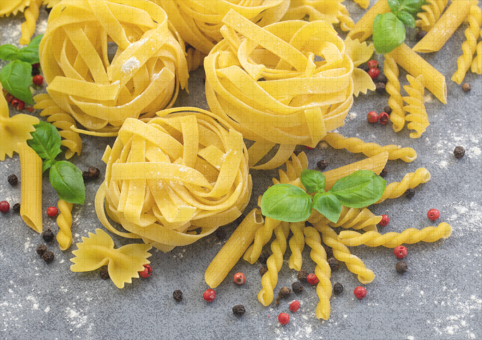 raxxa Premium-Puzzle: Variation von verschiedenen Pastasorten - Imagen 2