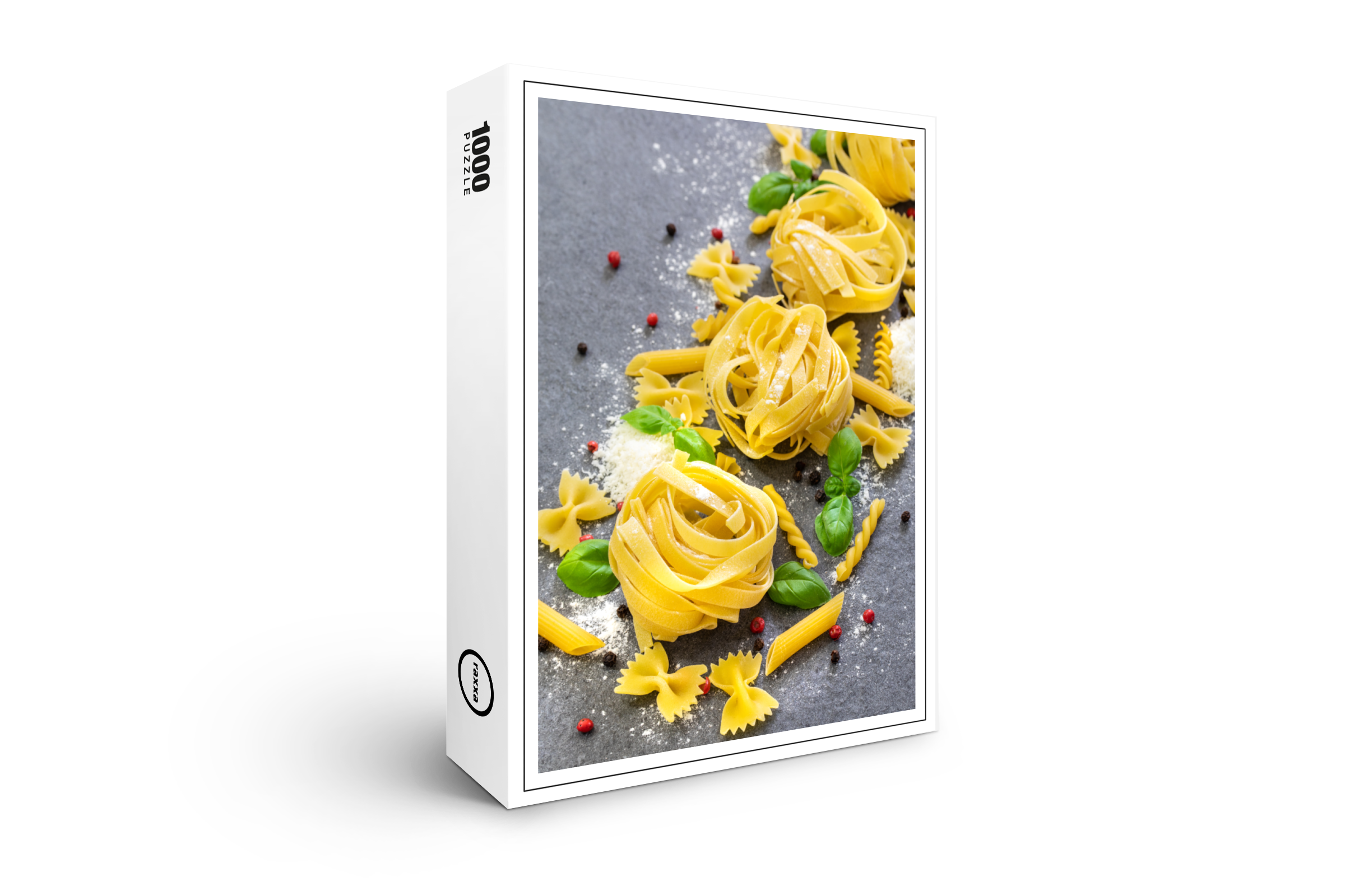 raxxa Premium-Puzzle: Variation von verschiedenen Pastasorten