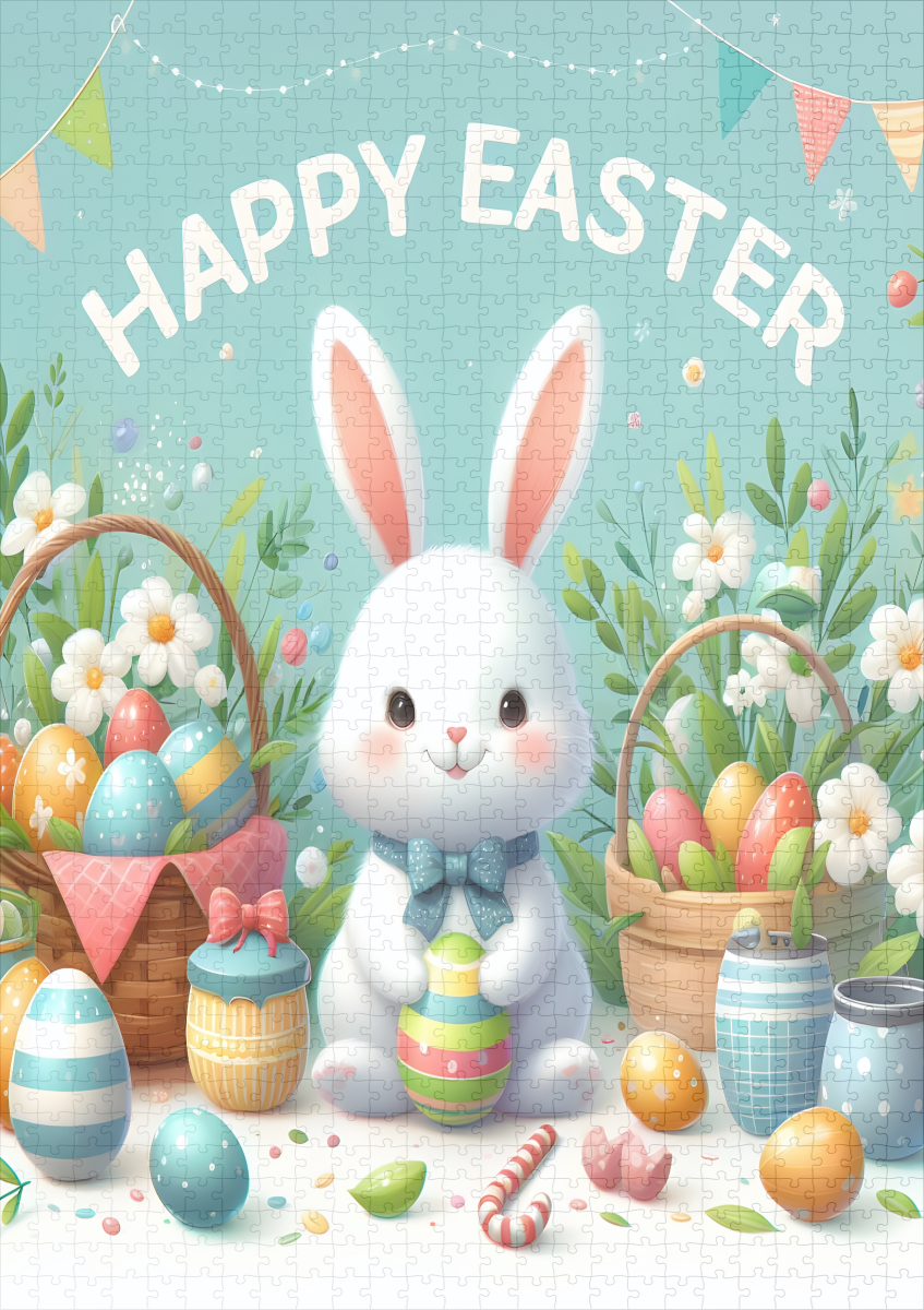 raxxa Premium-Puzzle: Happy Easter - Imagen 2