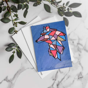 raxxa Postkarte: Dimón wolf