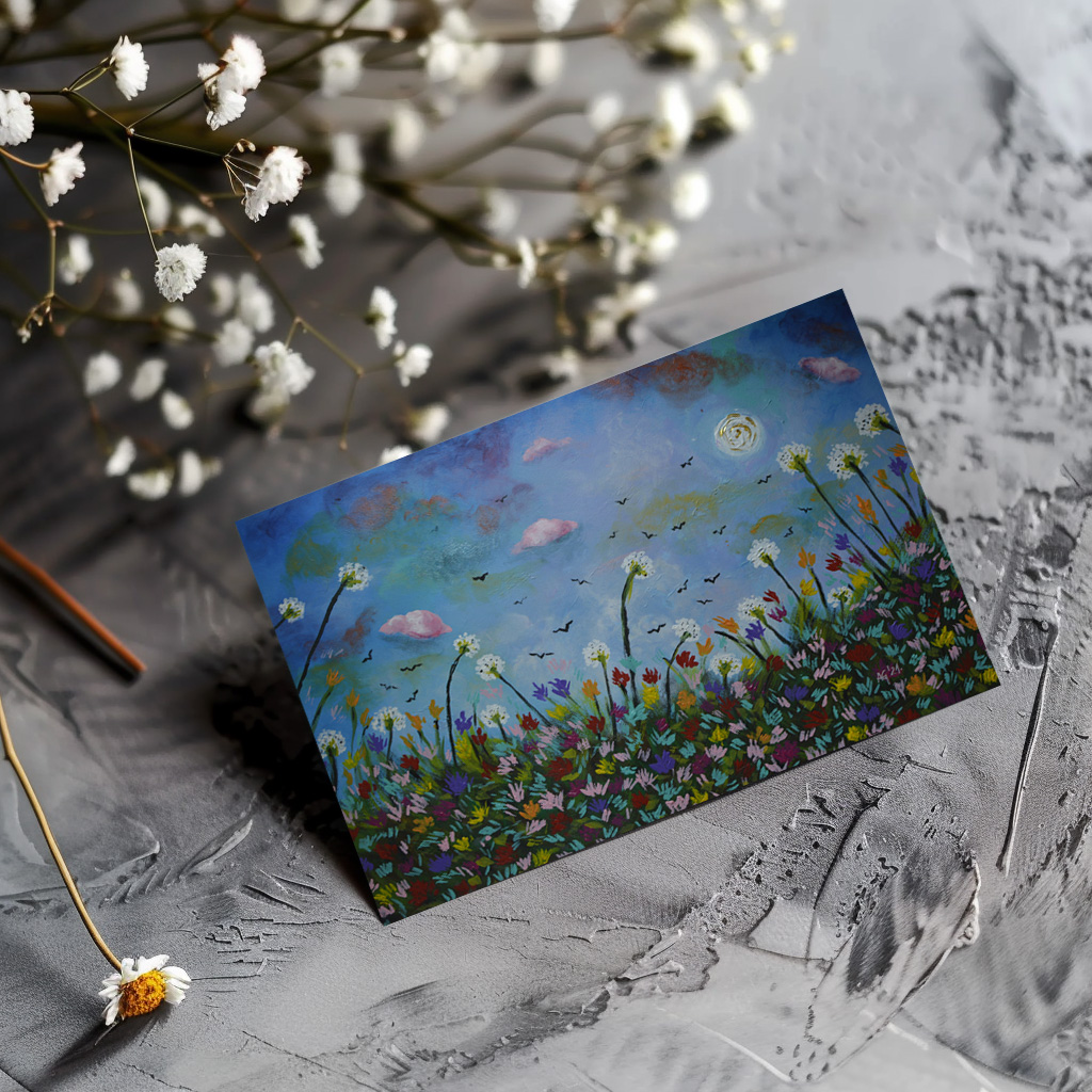 raxxa Postkarte: Field Flowers