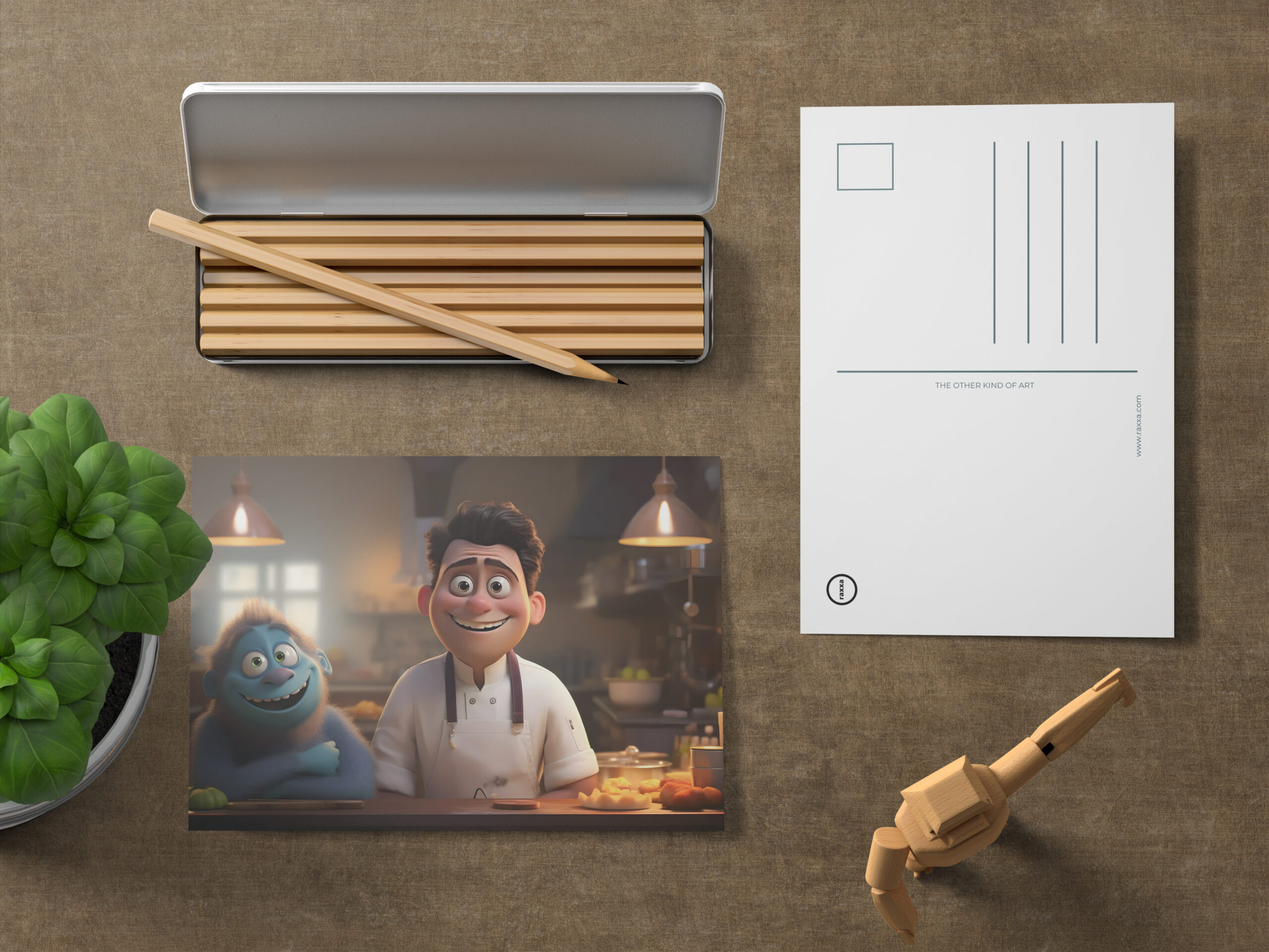 raxxa Postkarte: Steve and Bill the cooks